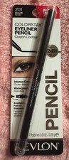 Revlon Colorstay Waterproof Eyeliner Pencil Crayon Contour # 201 BLACK New