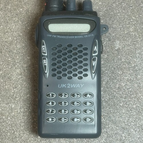UK2WAY UHF FM Ręczny nadajnik-odbiornik UK-3118 | Nieprzetestowany - Zdjęcie 2 z 8