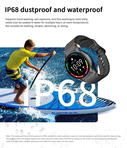 Montre Connectée Boussole Écran HD Fitness Sport Étanche Bluetooth Appel Smartwatch - Photo 15 sur 23