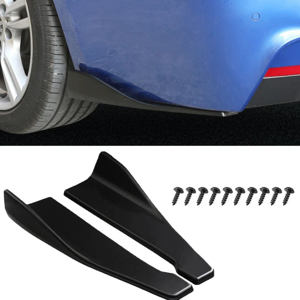 Alerón divisor de labios para parachoques trasero/labio panel faldón lateral coche para Alfa Romeo Giulia Foto 2 de 4