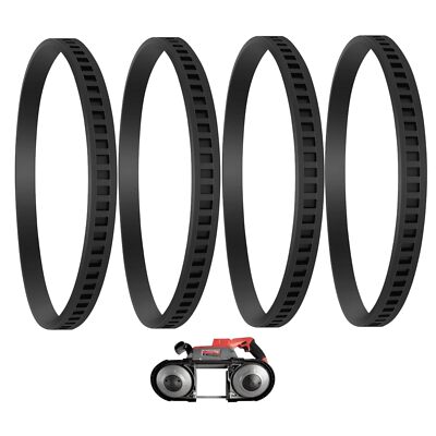 Showingo 2 Pack Bandsaw Rubber Tires – Replacement For Dewalt Portable Band Saw – 6 Inch Outer Diameter – Fits 650721-00, A02807, 5140020-79