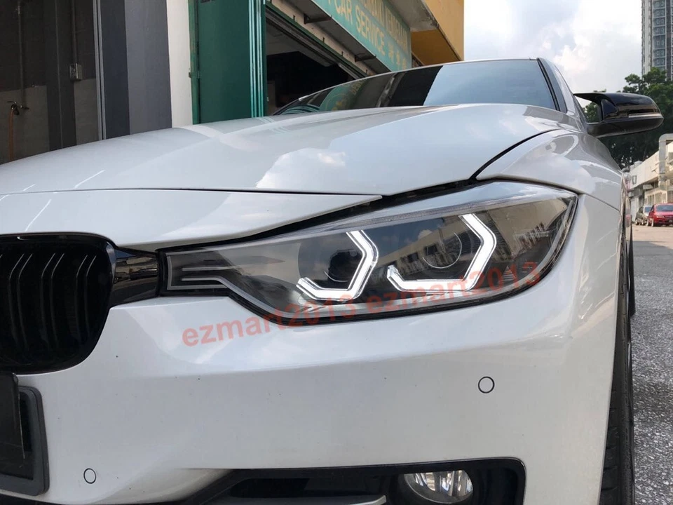 for BMW F30 F32 335d M3 M4 12-19 Dream color Flow dynamic RGB Crystal halo ring - Image 3 of 4