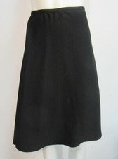 Alaia Black Wool Flare Skirt sz 40