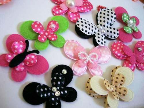 100 Pearl Ribbon Bow/Scrapbooking/Embellishment/Paper Craft/Cute B81-Pick Color - Picture 3 of 11