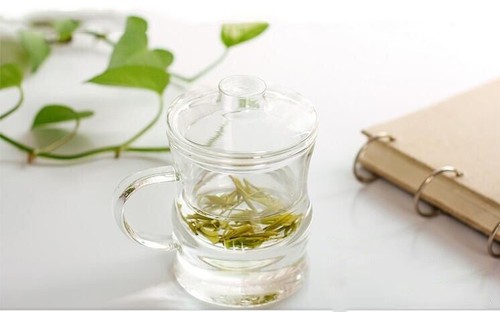 300ml 450ml Heat Resistant Clear Glass Herbal Tea Cup With Infuser Tea Mug Set - Picture 36 of 40