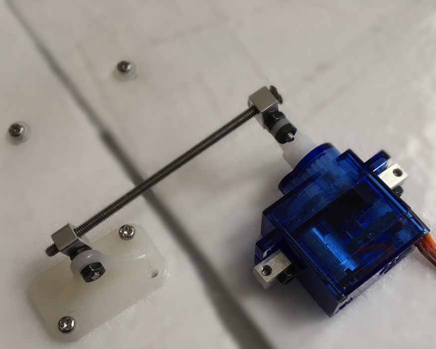 4 RC Pushrods Adjustable + 4 Control Horns FSEN eBay