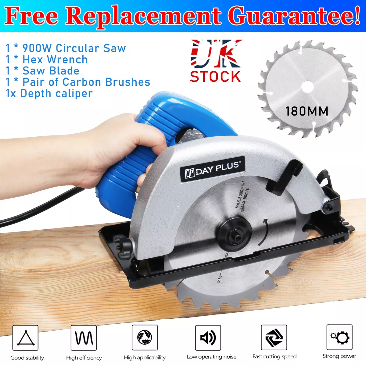 7 Electric Circular Saw Portable Flip Cutting Machine Multi function Woodwork