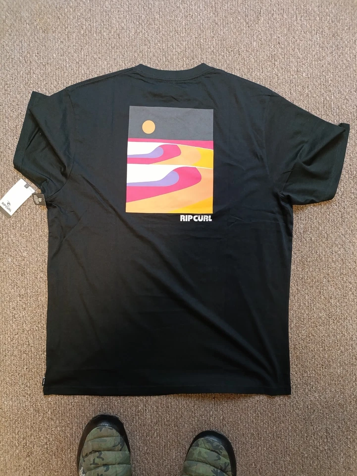 Rip Curl,schwarz, Doppeldruck, T-Shirt, XL, NEU - Bild 2 von 2