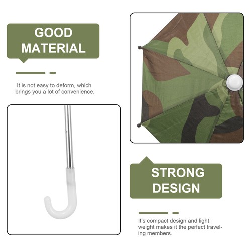 1 Set Decorative Phone Protector Small Phone Sunshade Riding Small Umbrella - 第 9/12 張圖片