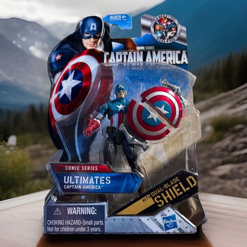 NEW AVENGERS ULTIMATES CAPTAIN AMERICA MARVEL ACTION FIGURE 2010 HASBRO! #01 - 第 1/12 張圖片