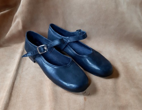 New Pair of Folk Bulgarian Handmade Leather Men's Shoes Moccasins- Skrapini - Picture 4 of 9