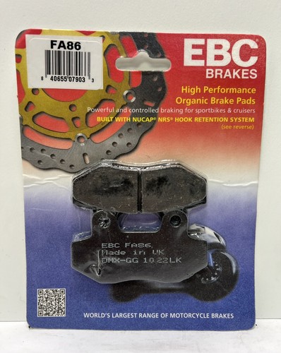EBC FA86 ORGANIC BRAKE PADS - Picture 1 of 2
