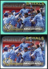 2024 Topps Series 2 Kansas City Royals #514 Aqua & Base