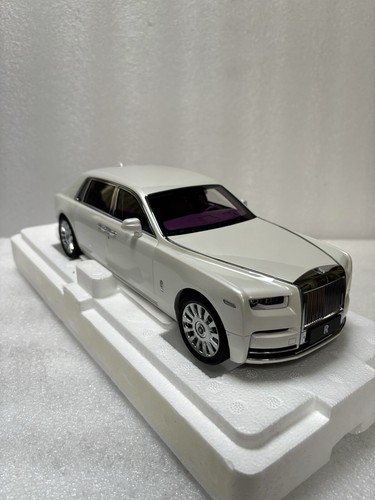 1/18 Rolls-Royce Phantom VIII White/purple Diecast Limited 299 Dealer Edition - Picture 6 of 24