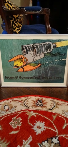 Rare:  Jay Ryan Hum Furnacefest 2003 Poster Numbered & Signed