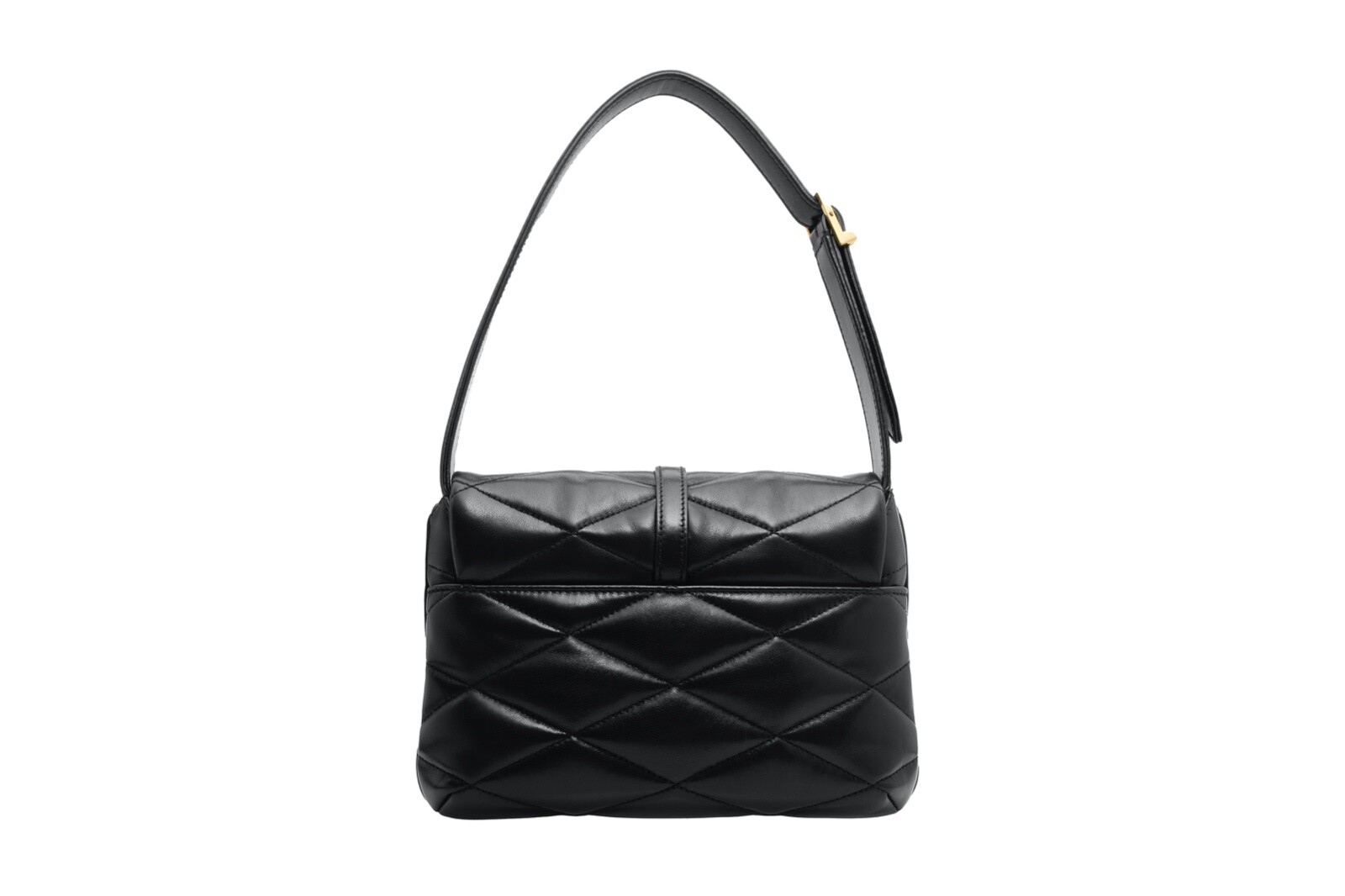 Borsa a tracolla trapuntata YSL Saint Laurent Le 57 colore nero