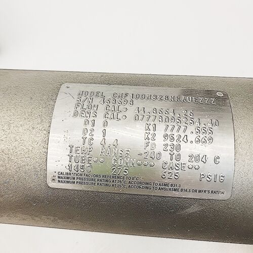 Micro Motion CMF100M328NRAUEZZZ Mass Flow Sensor with RFT9739D4SUA Transmitter - Picture 8 of 9