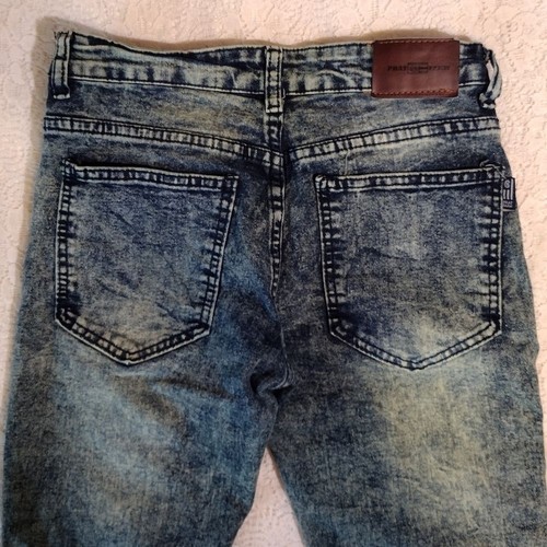 Phat Farm skinny fit Lime green tint denim jeans Youth Size 14 - Picture 4 of 11