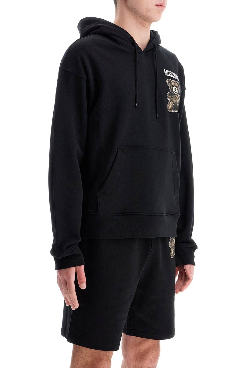 パーカー・フーディ Moschino SS25 'Teddy' print hoodie (V17030228 1555) Moschino Teddy Bear hoodie MOSCHINO Men Tg. L V17030228