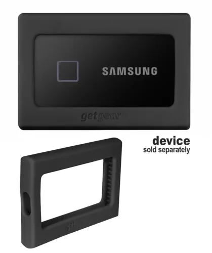 Silicone Bumper for Samsung T7, T7 Touch Portable SSD - 1TB, 2TB, 500GB, USB 3.2