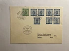 Sweden Stamp on Stamps, Centenary of stamps May 16, 1955 FDC Scott 475,476