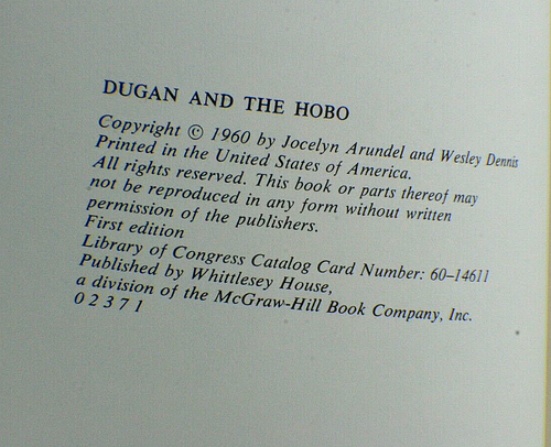 Dugan and the Hobo /Jocelyn Arundel 1st Edition 1960 Vintage Children’s Book dr4 - Picture 4 of 9