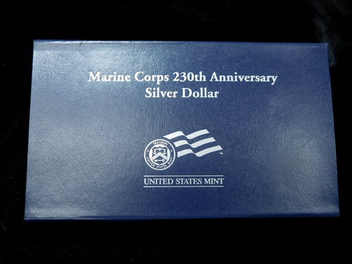 2005-P $1 Marines Commemorative Silver Dollar in Box w/ COA - Picture 5 of 5