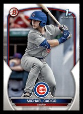 Michael Carico 2023 1st Bowman Draft ROOKIE CARD #BD-170 Chicago Cubs FREE SHIP
