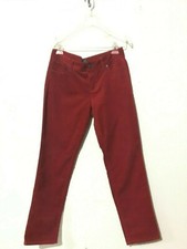 Talbot's Signature Petite Red Size 8P Stylish Women Pant Modern Curdory Velvet