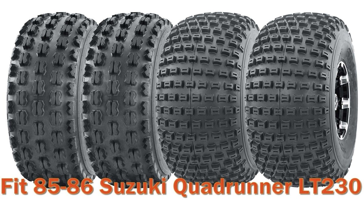 Set of 4 Sport ATV tires 21x8-9 & 22x11-8 for 85-86 Suzuki