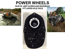 One 15t 16t 17t Large Axle GEARBOX FITS POWER WHEELS HURRICANES F150 DUNE RACER