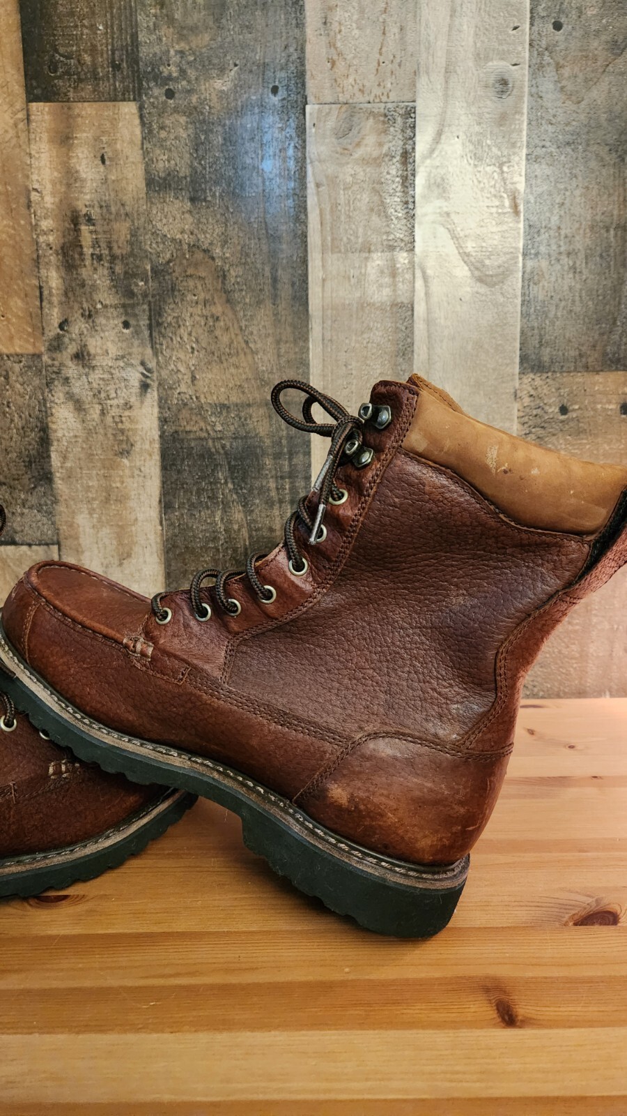 LL Bean Kangaroo Upland Boots Insulated Vibram Sole Hunting Mens Size