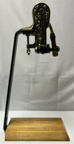 Rogar Estate Bronze Wine Opener With Wood Stand EUC! - Picture 3 of 9