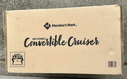 MM 21598 CONVERTIBLE CRUISER FLOAT White Inflatable IN HAND FAST SHIPPING! 🔥 - Picture 8 of 9