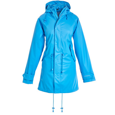 BMS HafenCity 48 Coat SoftSkin Friesennerz Regenmantel 100% wasserdicht skyblue