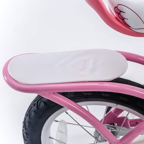 RoyalBaby Princess Girl Kids Outdoor Bicycle 18 Inch with Kickstand, Swan/Pink - Picture 7 of 8