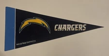 NFL San Diego Chargers Mini Pennant 4”x9" Wall Decor Flag Football Banner Lot#60
