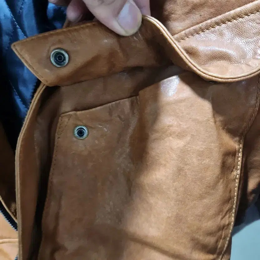 CP Company Brown Leather Hooded Jacket - Men's Outerwear thumbnail 6