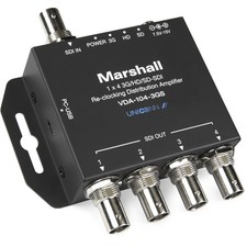 Marshall Electronics VDA-104-3GS 1x4 3G/HD/SD-SDI Reclocking Distribution Amplif