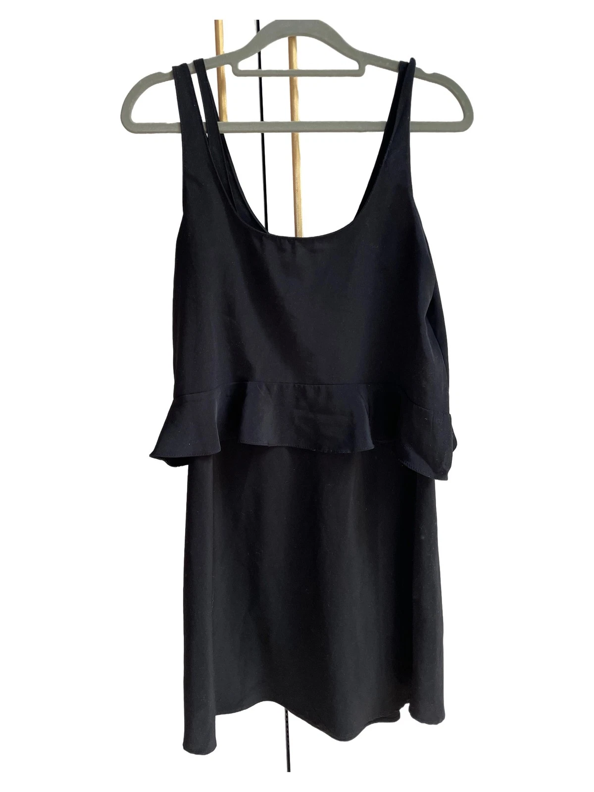 ZARA Freizeitkleid Damen Schwarz Gr. LC Casual