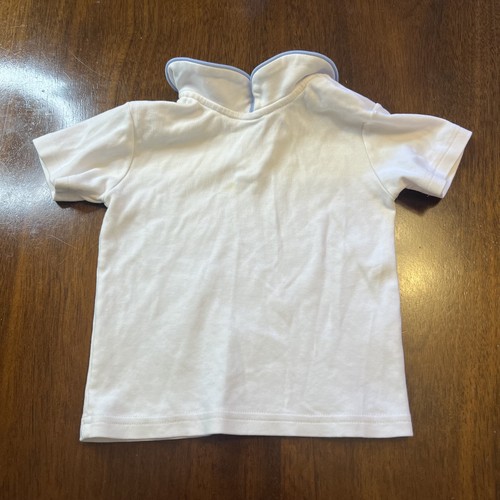 Little English Toddler 3T White Peter Pan Collar Polo Shirt 100% Cotton - Picture 4 of 5