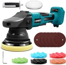 Cordless Buffer Polisher for Makita 18V BL Battery, 5 Inch Orbital Polisher, 3