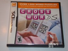 Crosswords DS Nintendo DS Case ONLY / No GAME / Authentic USA Version