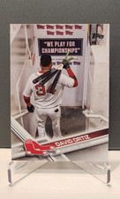 2017 Topps DAVID ORTIZ SSP Image Variation #350 3 Three Bats Over Shoulder SP