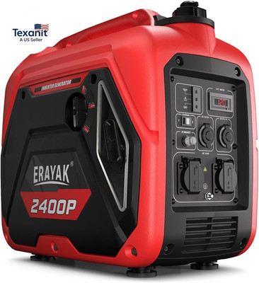 2400W Portable Inverter Generator for Home Use, Super Quiet Small Generator for