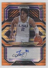 2021-22 Panini Prizm Draft Picks Orange Pulsar /49 Trendon Watford Auto 08fz