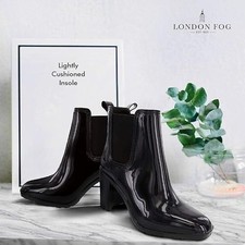 NUEVO LONDON FOG Mujer Talla 10 Prite Tacón Alto Bota de Lluvia Bota de Lluvia