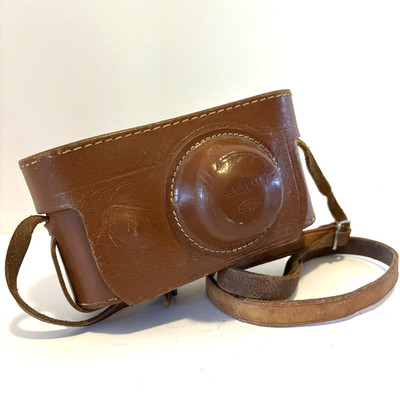 Vintage Argus C3  Brick  Leather Camera Case Only Genuine Leather Made in USA