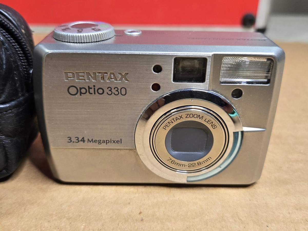 Pentax Optio 330 3.34 MP Digital Camera - Untested - AS-IS W