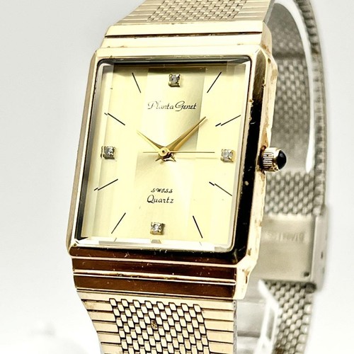 PLANTA GENET Gold Quartz Wristwatch - Picture 4 of 12